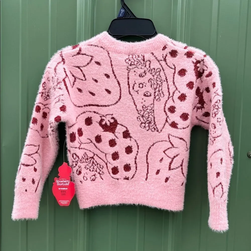 Strawberry shortcake & Stitch Graphic Eyelash Glitter Sweaters 2-Pack Size XS